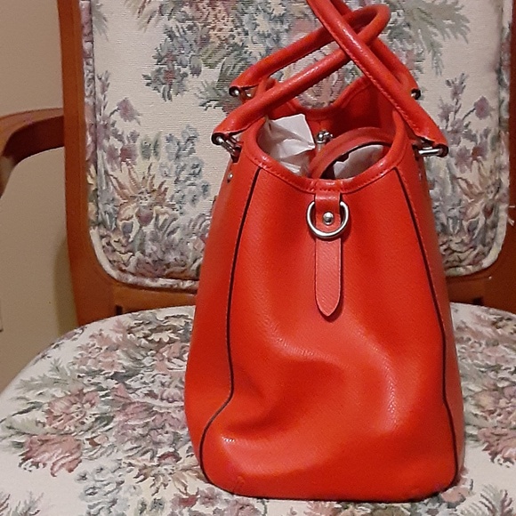 Coach 2015 Tangerine Margot Carryall Bag - Picture 5 of 12